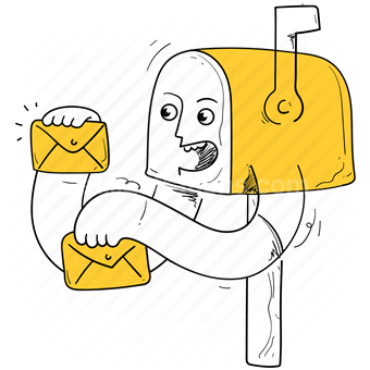 mail, inbox, mailbox, email, envelope